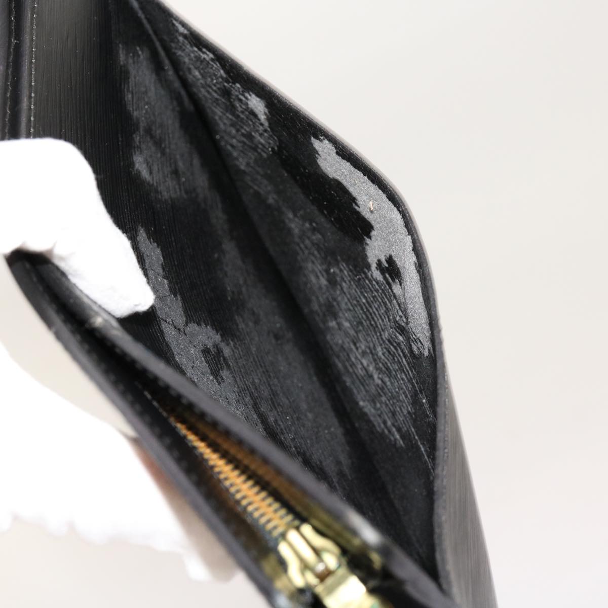 LOUIS VUITTON Epi Pochette Homme Clutch Bag Black M52522 LV 69397