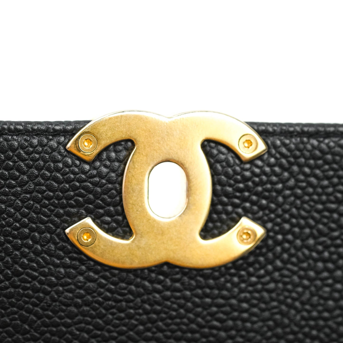 Chanel Chic Affinity Medium Grained Calfskin Black Aged Gold Hardware
