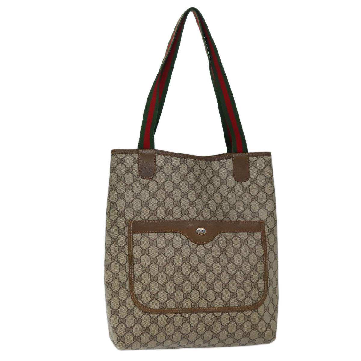 Luxury Gucci Trending 2025 GG Canvas Web Sherry Line Tote Bag PVC Beige Green Red  69398