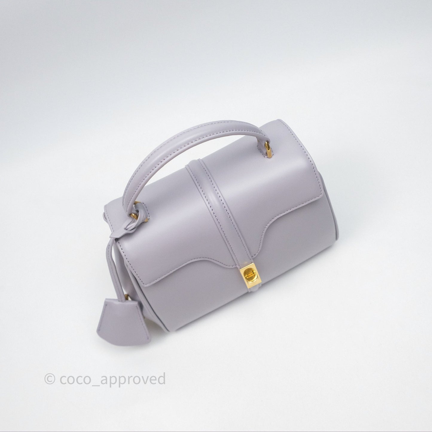 Celine Mini 16 Bag in Satinated Calfskin Light Lilac