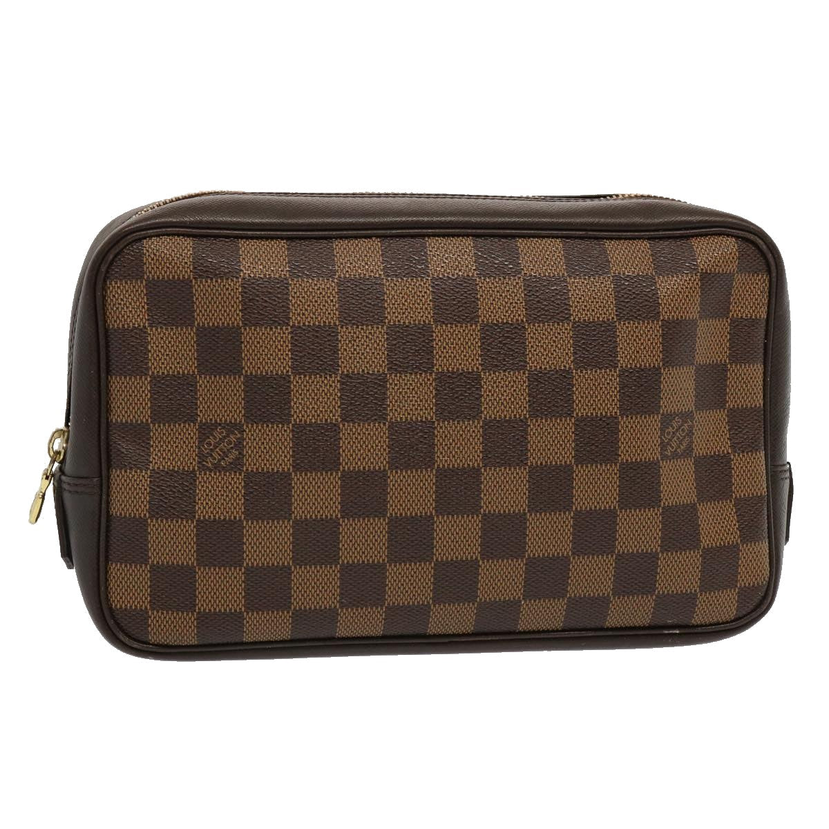 LOUIS VUITTON Damier Ebene Trousse Toilette Clutch Bag N47623 LV 69400