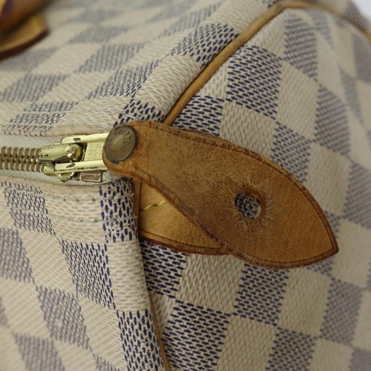 LOUIS VUITTON Damier Azur Speedy 30 Hand Bag N41533 LV 69423