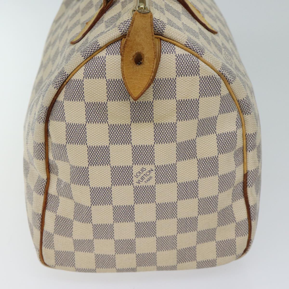 LOUIS VUITTON Damier Azur Speedy 30 Hand Bag N41533 LV 69423