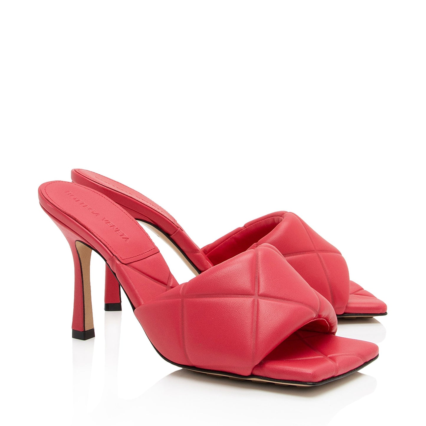 Luxury Bottega Veneta Debossed Nappa Lido Sandals