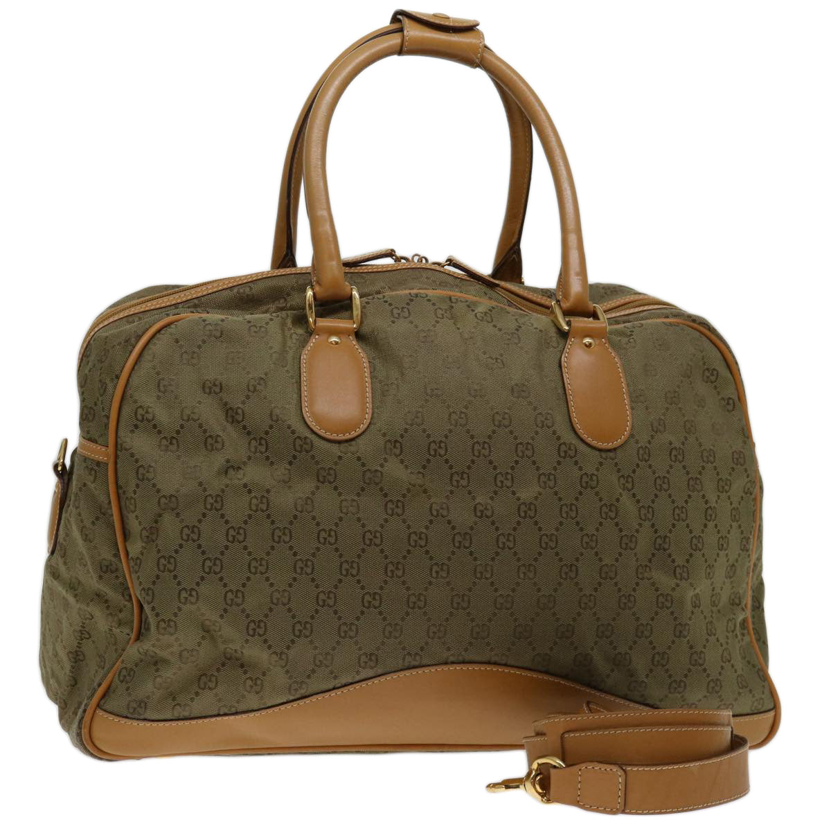 Luxury Gucci Trending 2025 GG Canvas Boston Bag 2way Khaki  69459