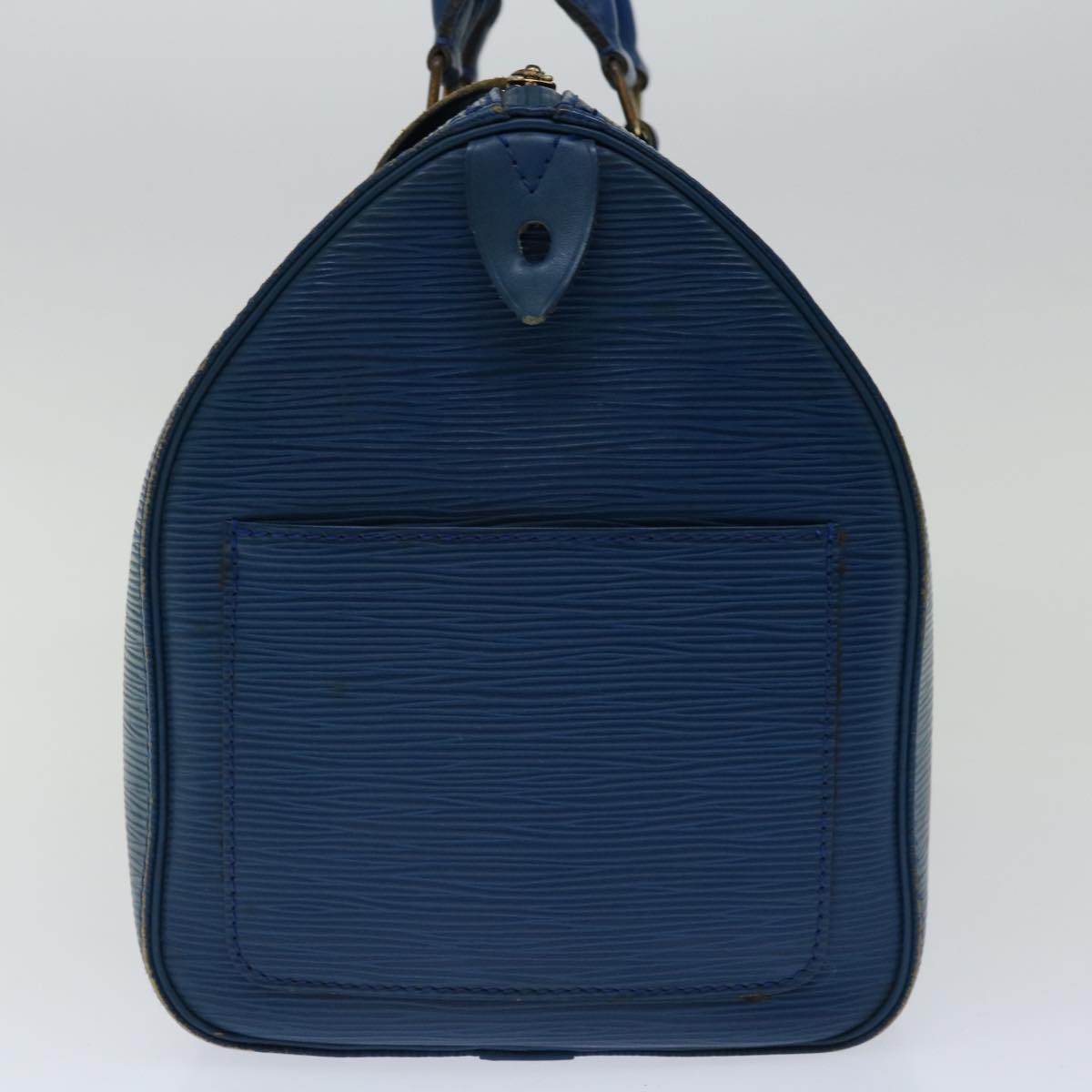 LOUIS VUITTON Epi Speedy 30 Hand Bag Toledo Blue M43005 LV 69462