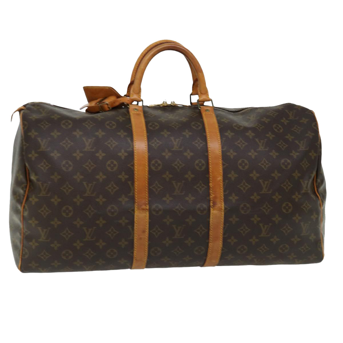 LOUIS VUITTON Monogram Keepall 55 Boston Bag M41424 LV 69492