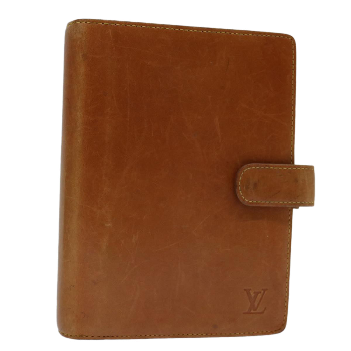 LOUIS VUITTON Nomad Leather Agenda MM Day Planner Cover Beige R20473 69494