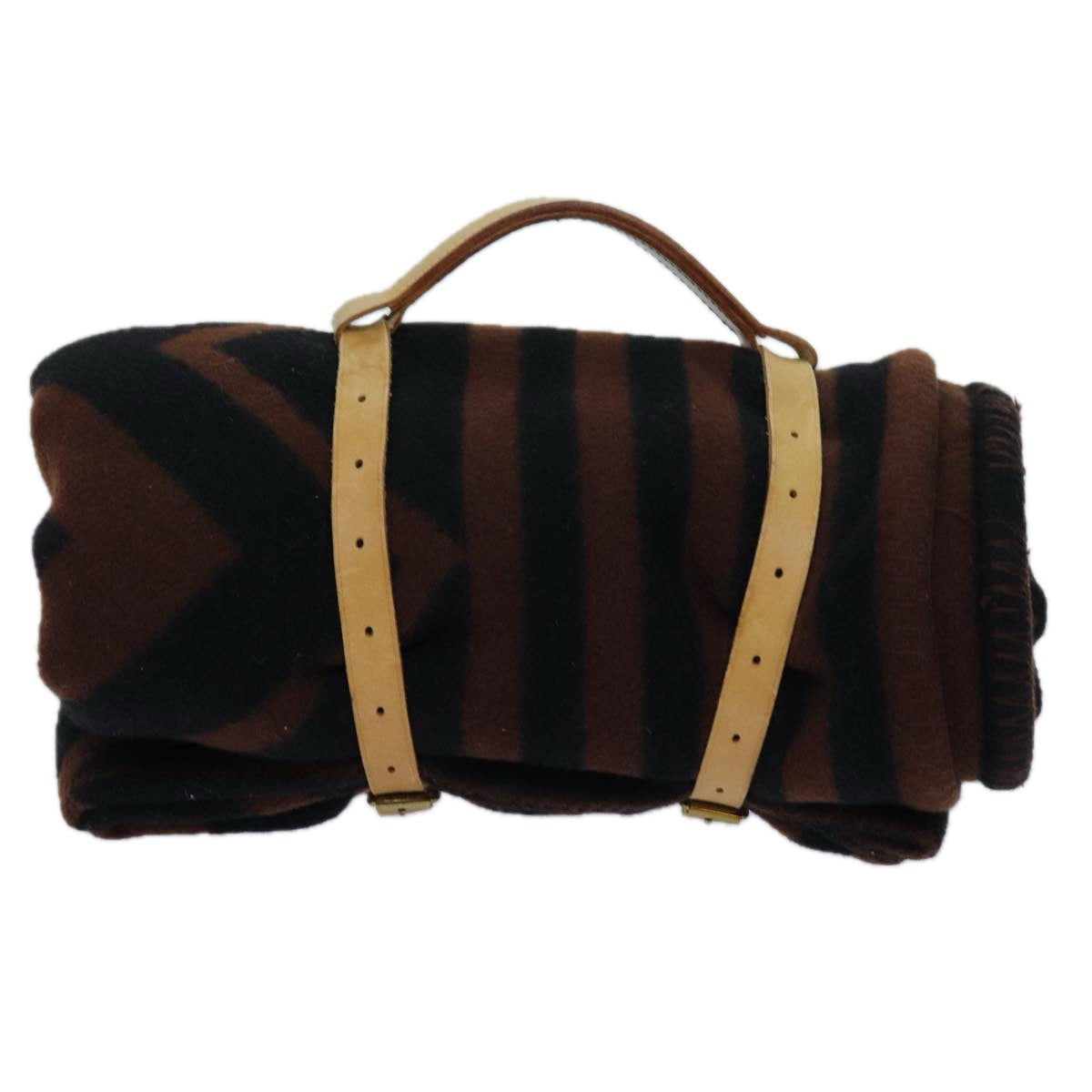 LOUIS VUITTON Pred Karakoram Blanket Wool Brown M74966 LV 69497