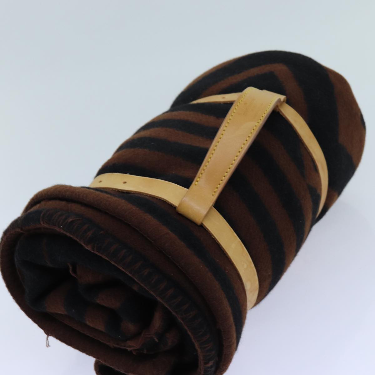 LOUIS VUITTON Pred Karakoram Blanket Wool Brown M74966 LV 69497