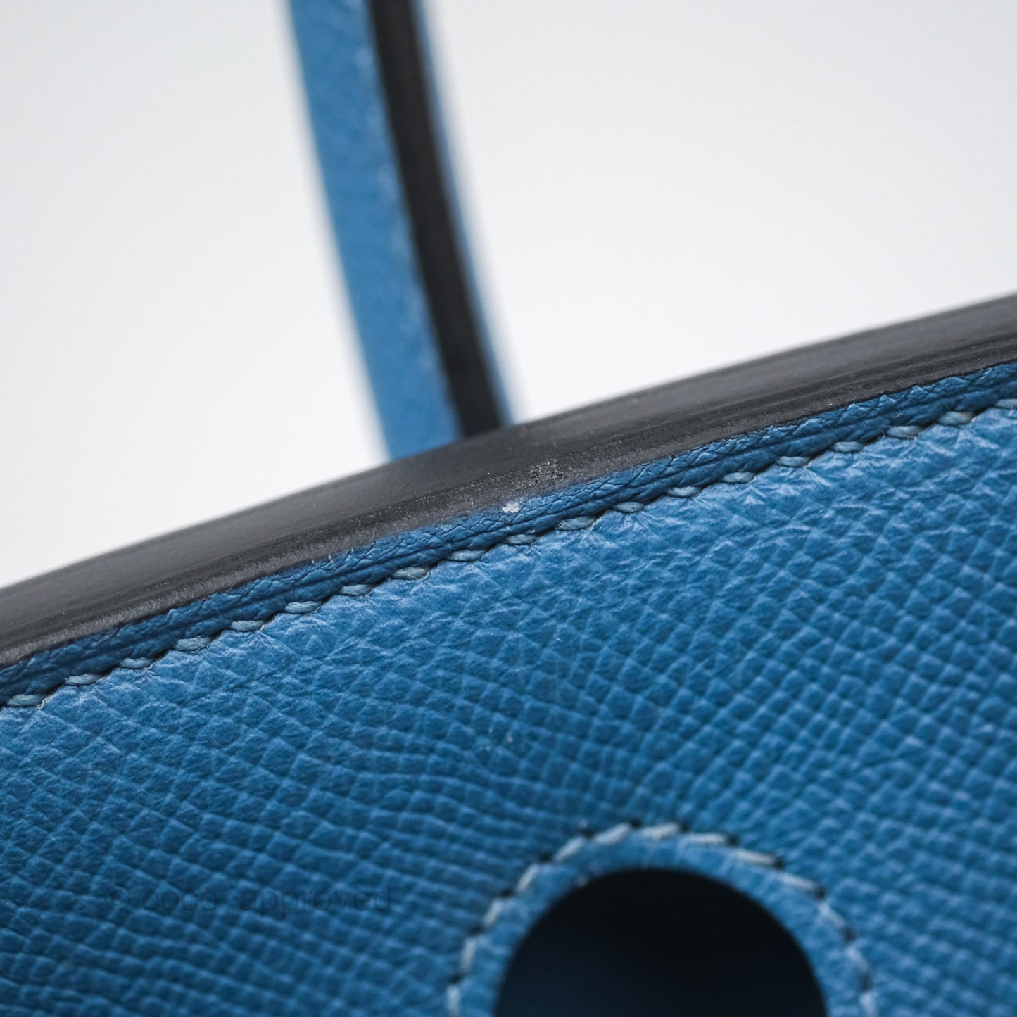Hermès Birkin 30 Retourne Bleu Brighton 7E Epsom Gold Hardware