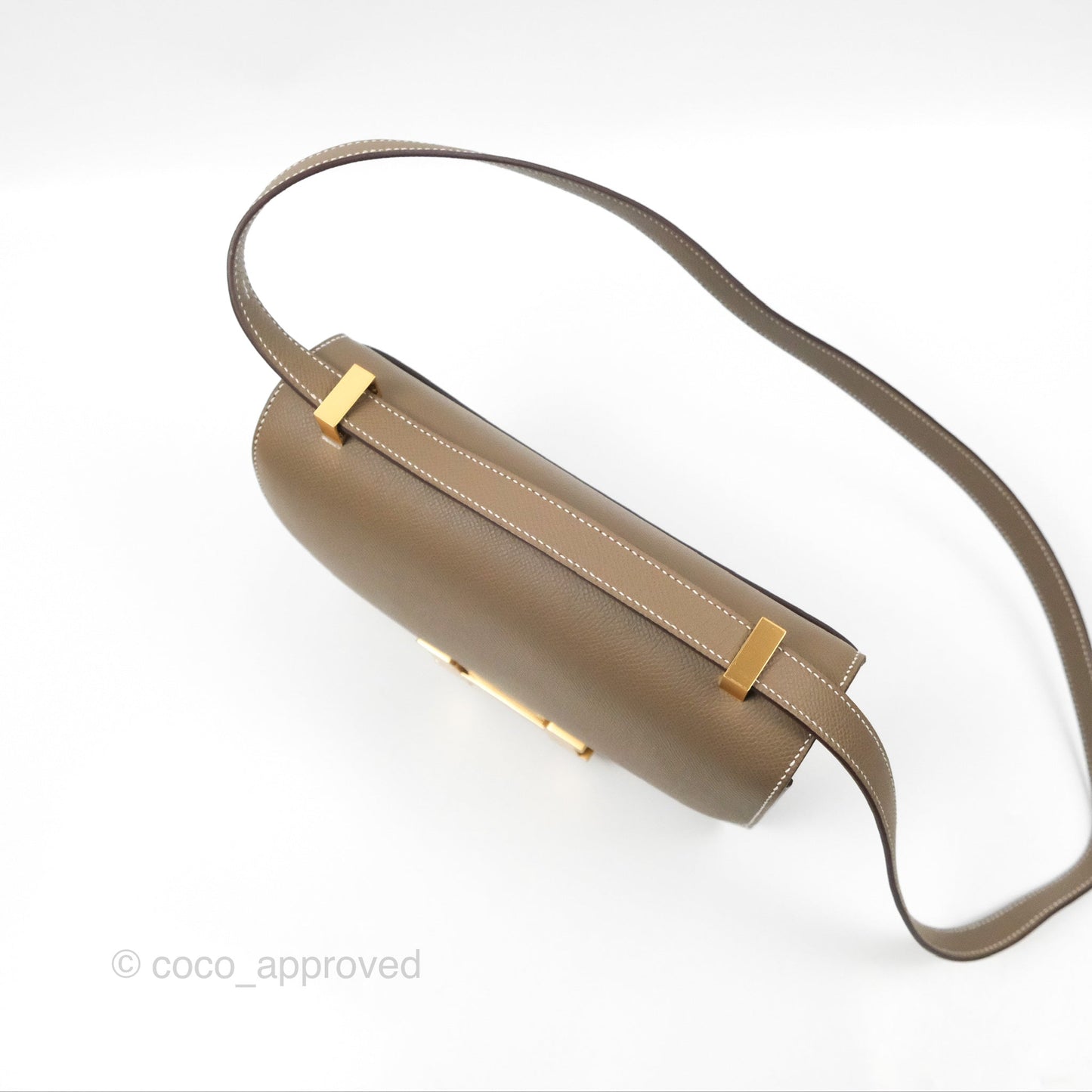 Hermès Constance 24 with Mirror Etoupe Epsom Gold Hardware