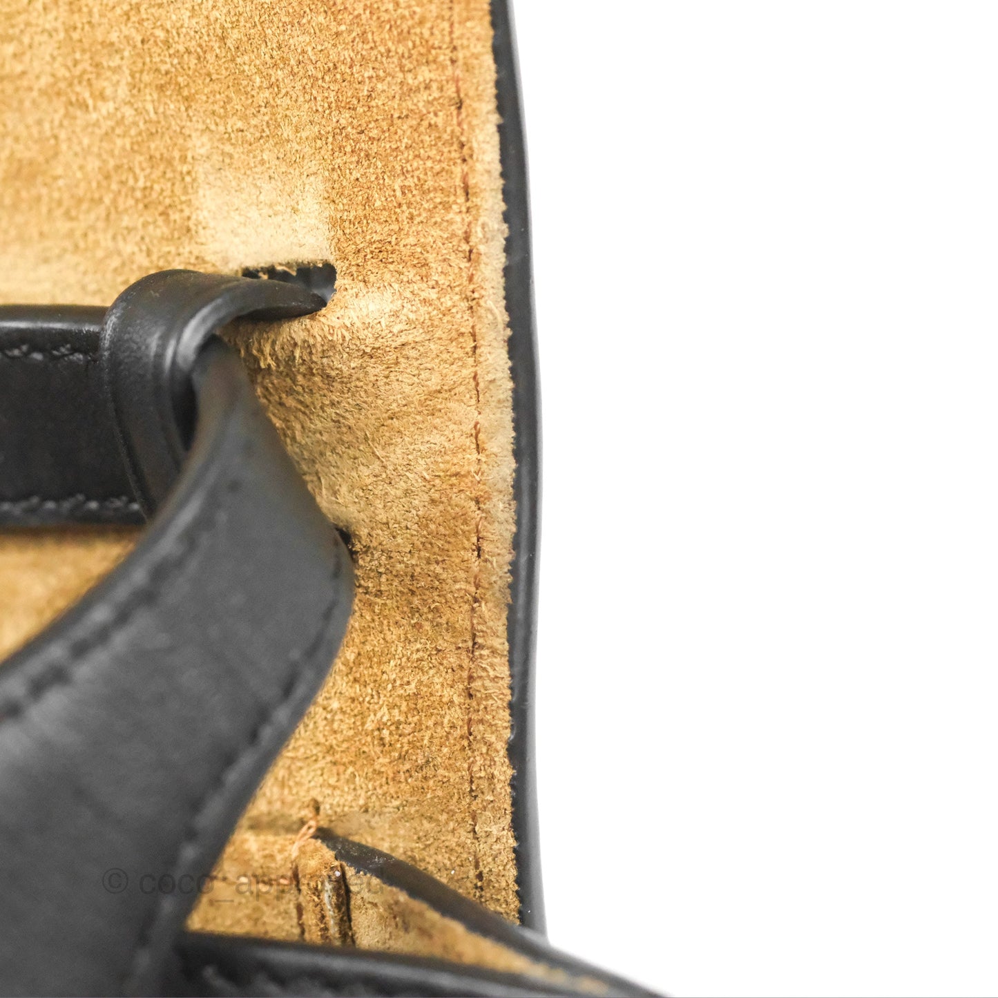 Loewe Mini Gate Dual Bag in Soft Calfskin & Jacquard Strap Black