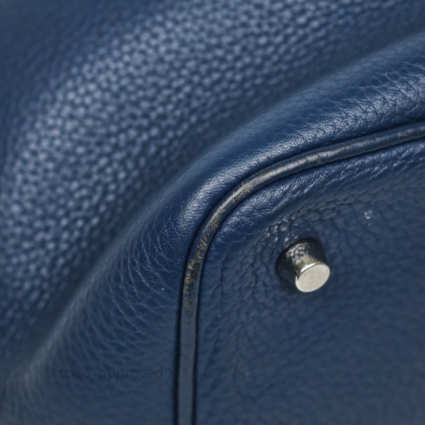 Hermès Picotin 22 Bleu Nuit 2Z Clemence Palladium Hardware