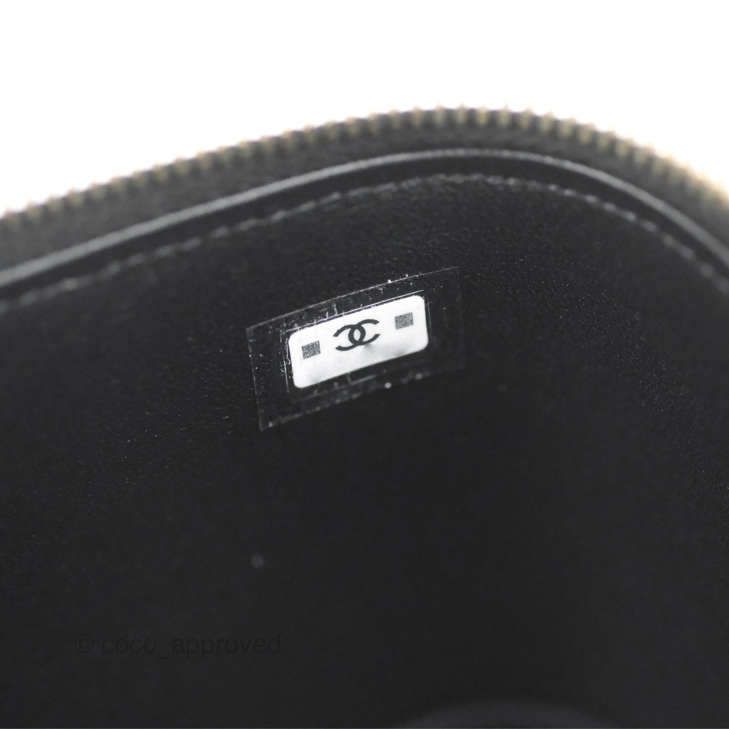 Chanel Vanity Rectangular Top Handle Black Lambskin Gold Hardware