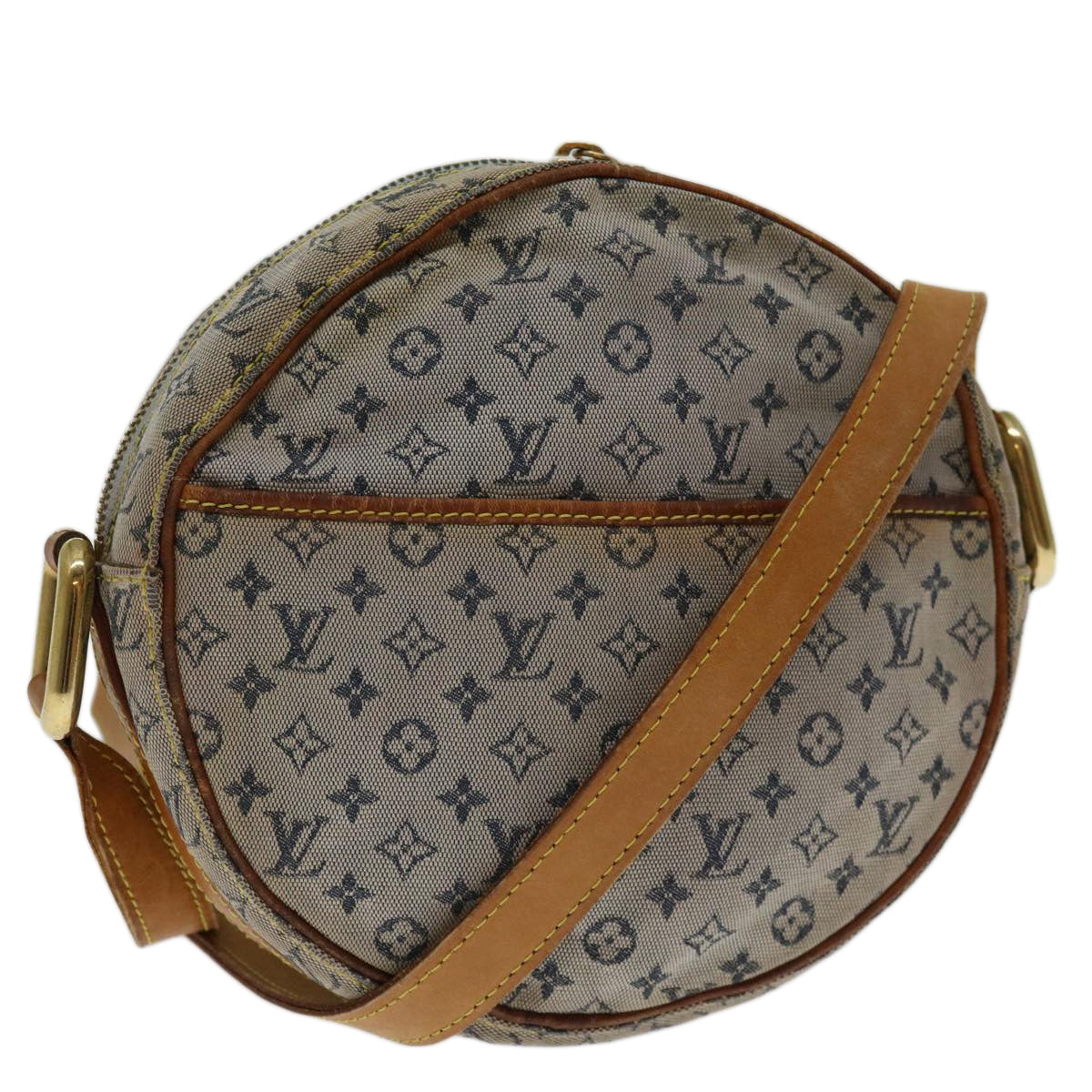 LOUIS VUITTON Monogram Mini Jeanne GM Shoulder Bag Blue M92000 LV 69508