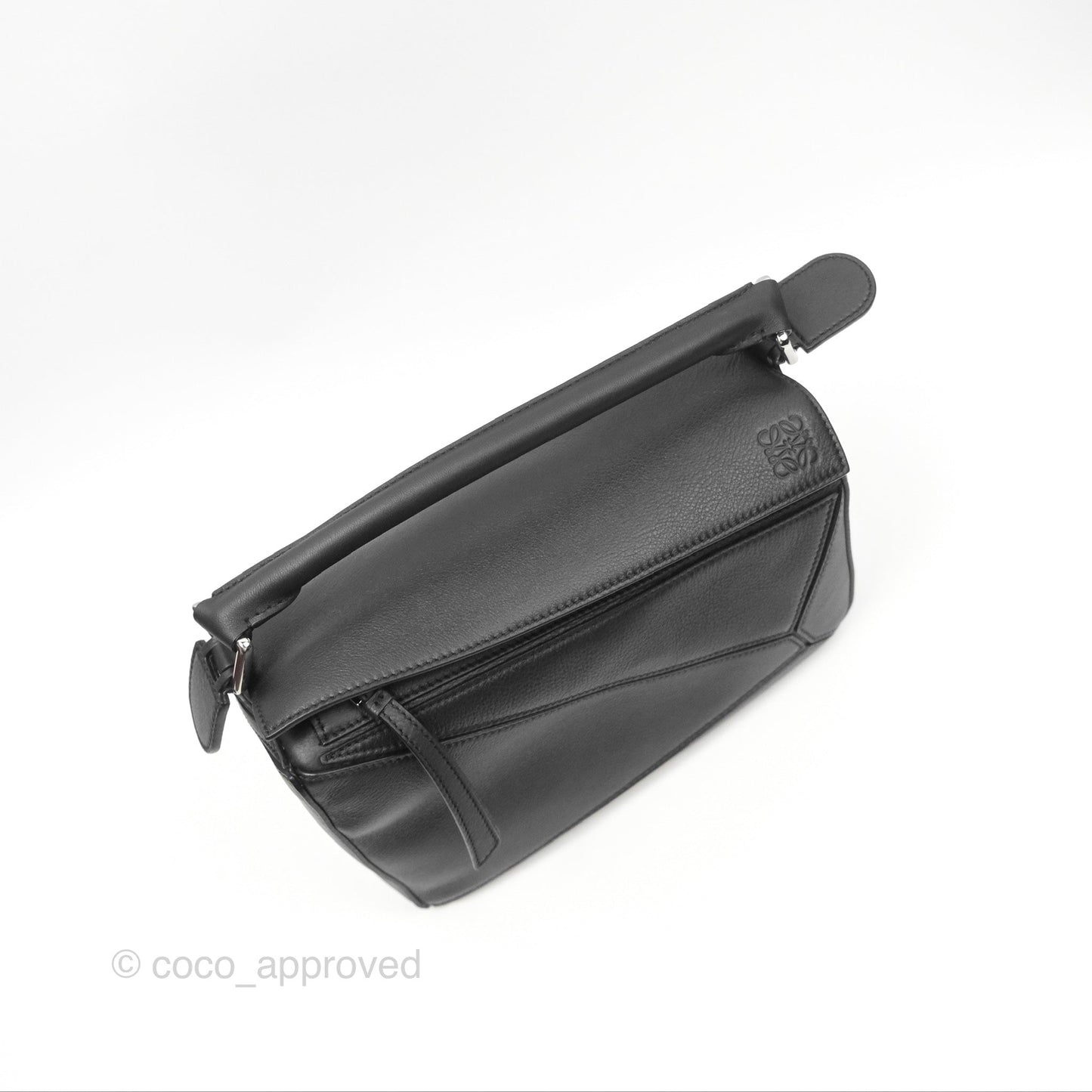 Loewe Small Puzzle Bag Black Calfskin