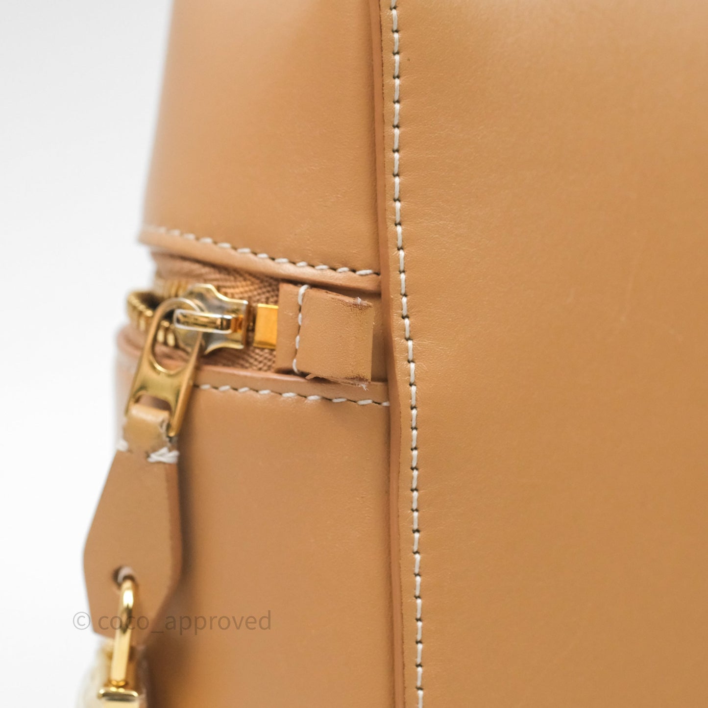 Loro Piana Extra Bag L27 Light Bamboo Calfskin Gold Hardware