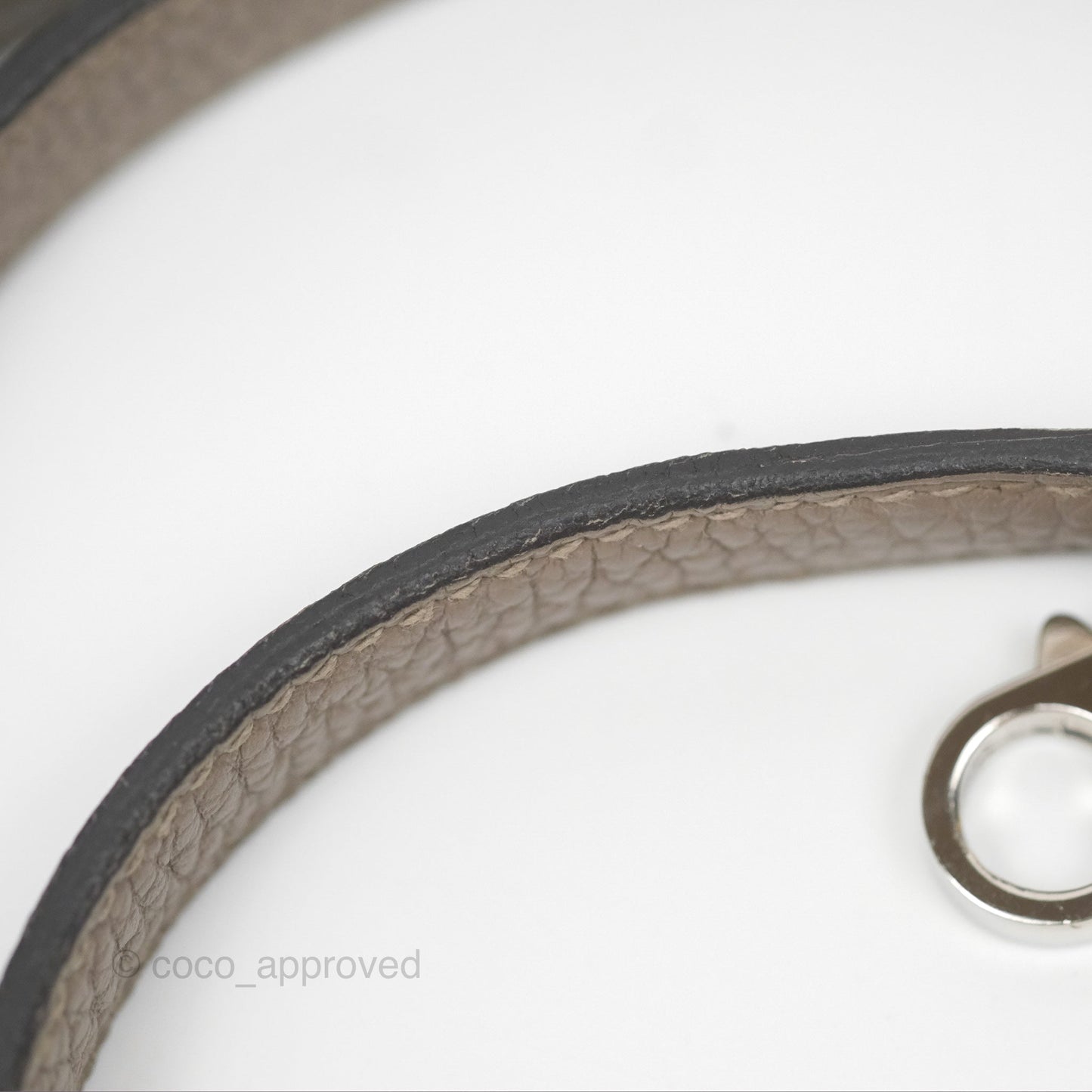 Hermès Retourne Kelly 25 Gris Asphalte M8 Togo Palladium Hardware