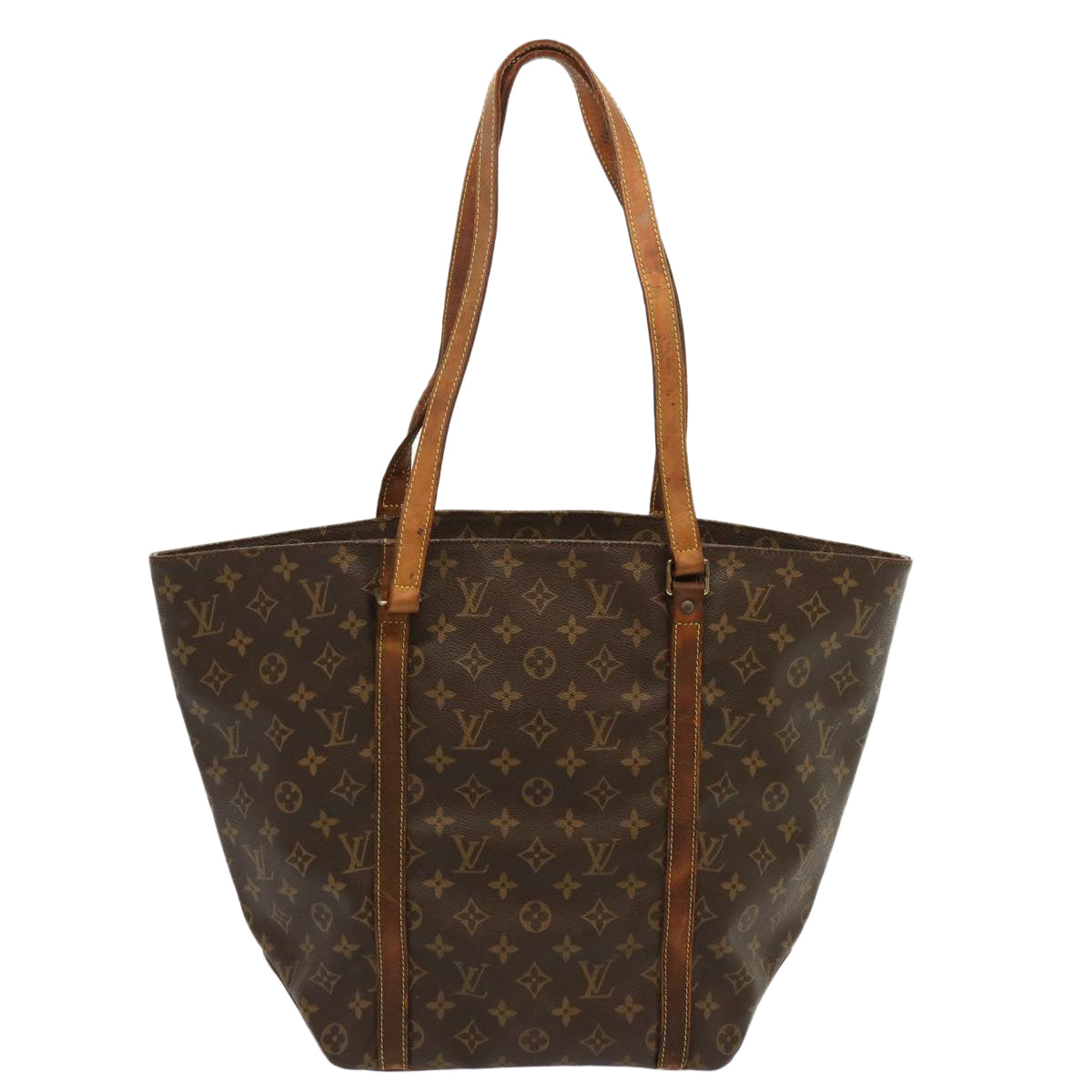 LOUIS VUITTON Monogram Sac Shopping Tote Bag M51108 LV 69582