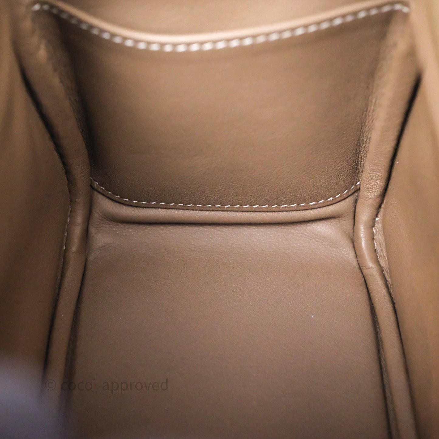 Hermès Mini Lindy 20 Etoupe 18 Clemence Gold Hardware