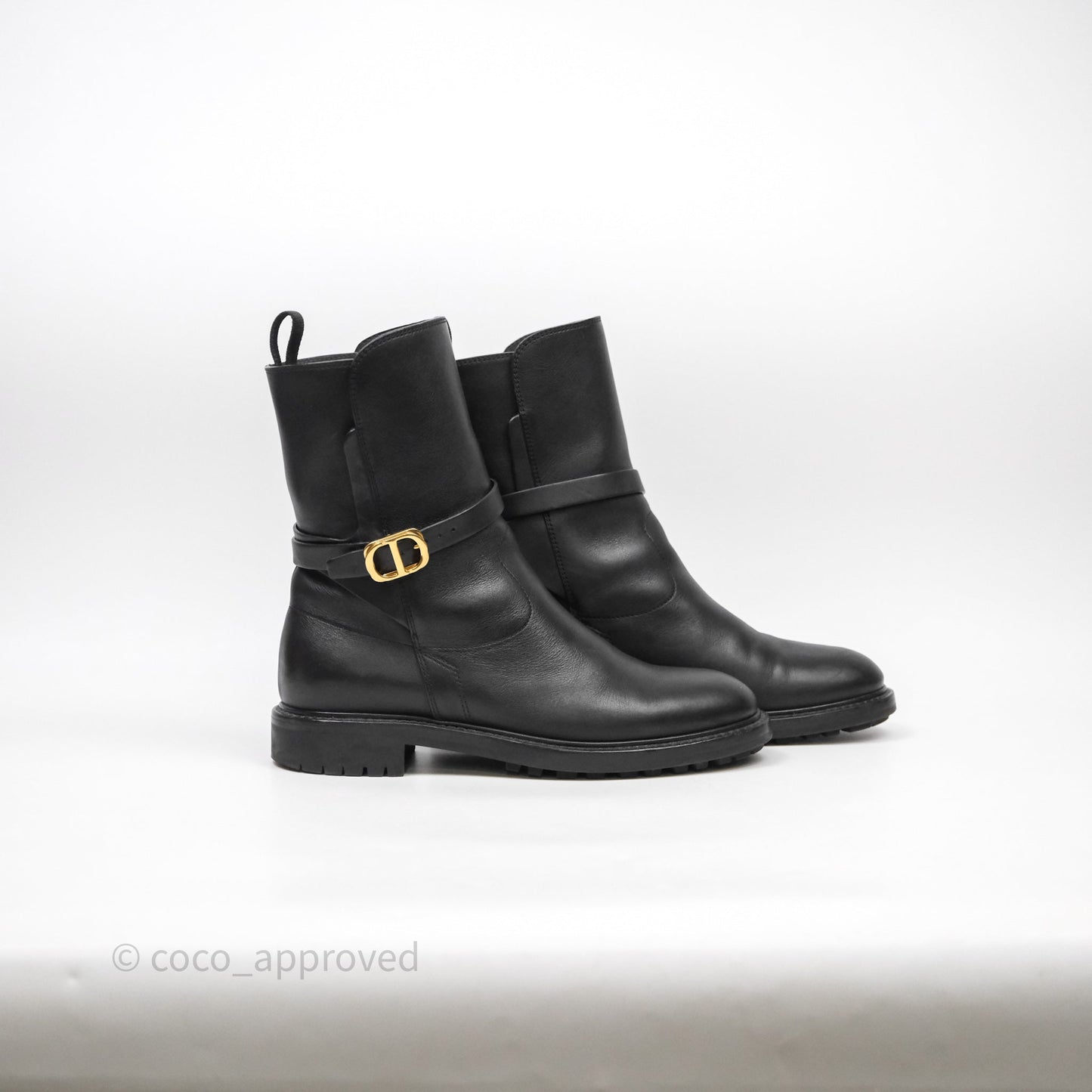 Christian Dior Empreinte Ankle Boot Black Calfskin