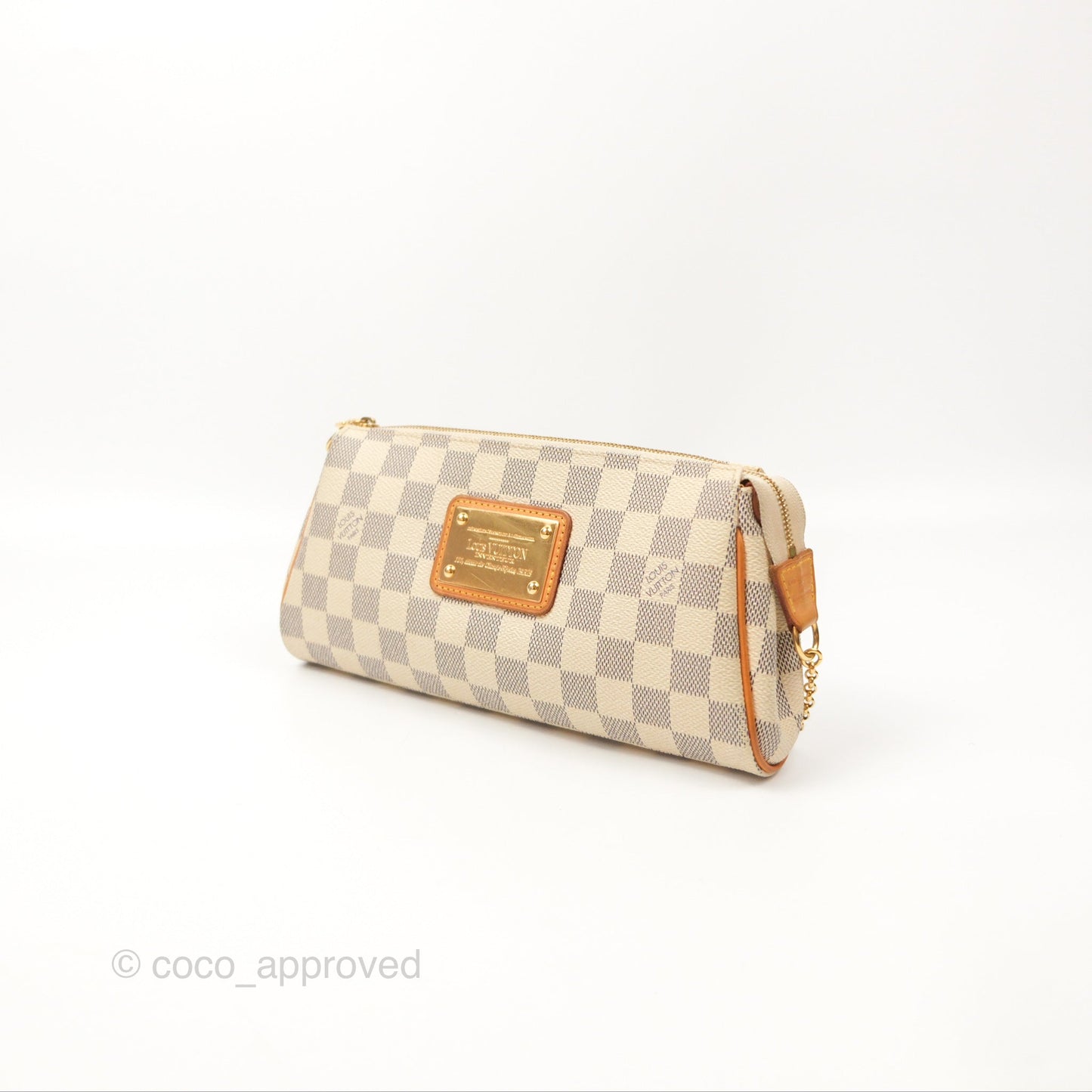 Louis Vuitton Eva Clutch With Strap Damier Azur