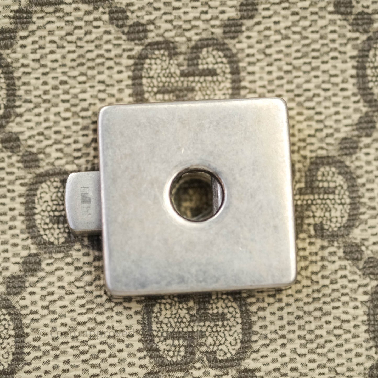 Gucci Dionysus Medium GG Supreme Canvas Suede Shoulder Bag Antique Silver Hardware
