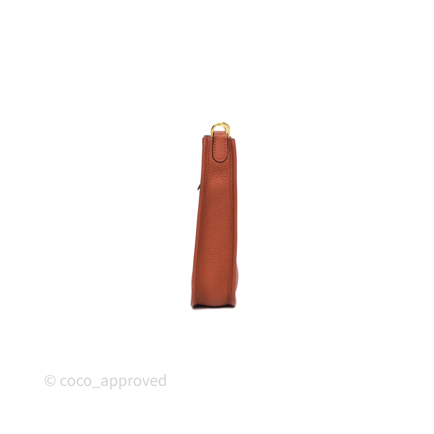 Hermès Mini Evelyne 16 Brick Clemence Gold Hardware