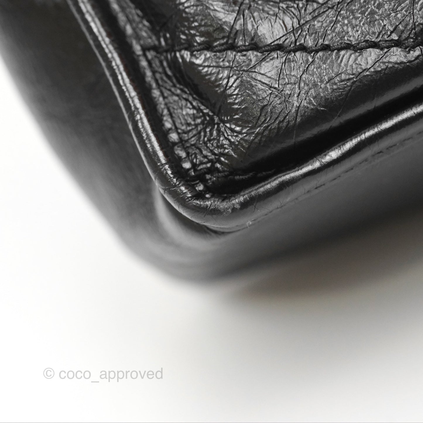 Saint Laurent Medium Niki Chain Bag Crinkled Calfskin So Black