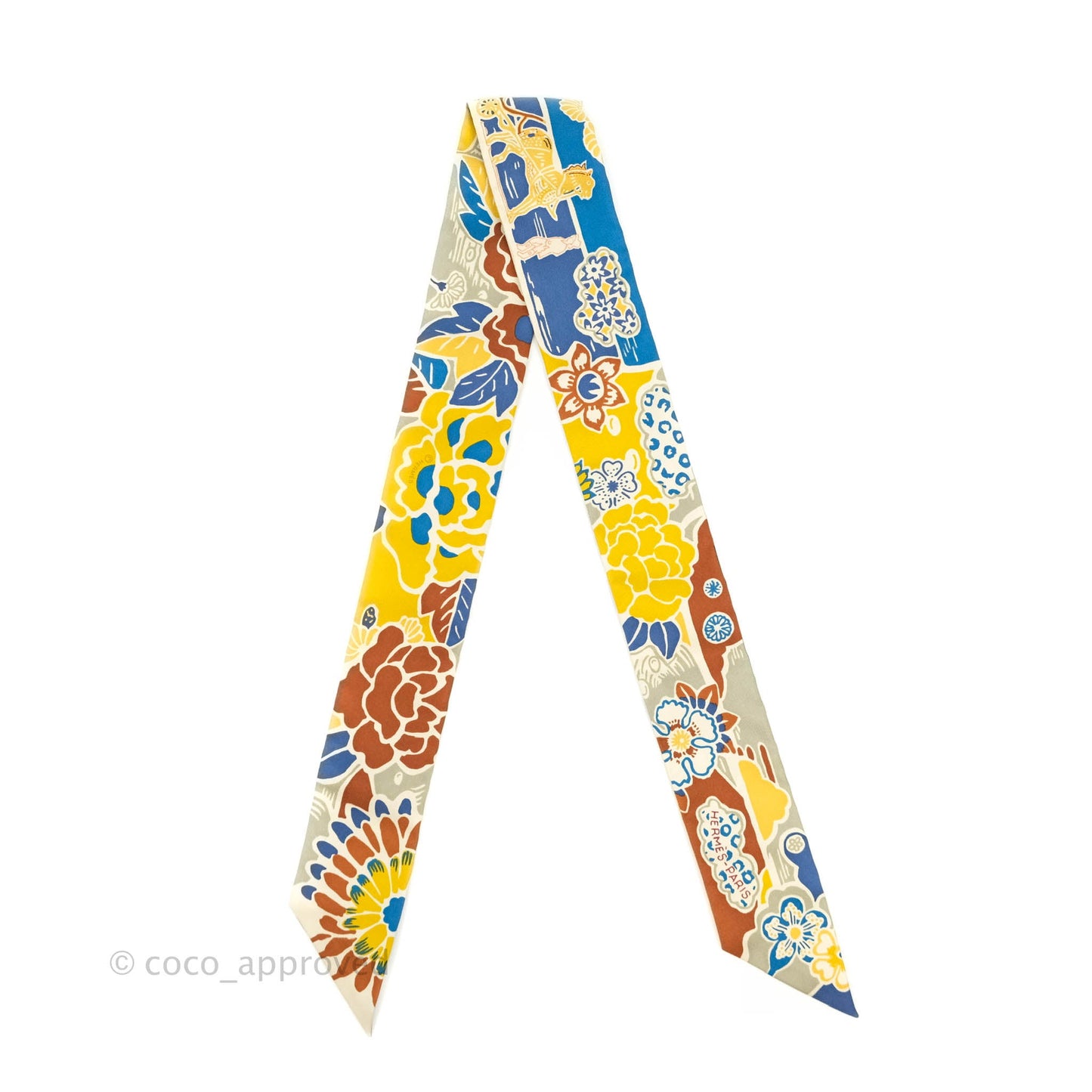 Hermès Silk Bingata Twilly