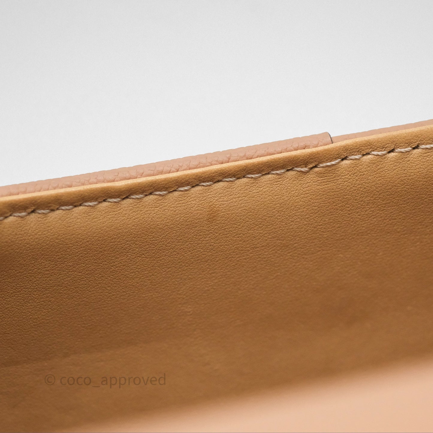Delvaux Mini Brillant Bag Vison Grained Calfskin Gold Hardware with Twilly