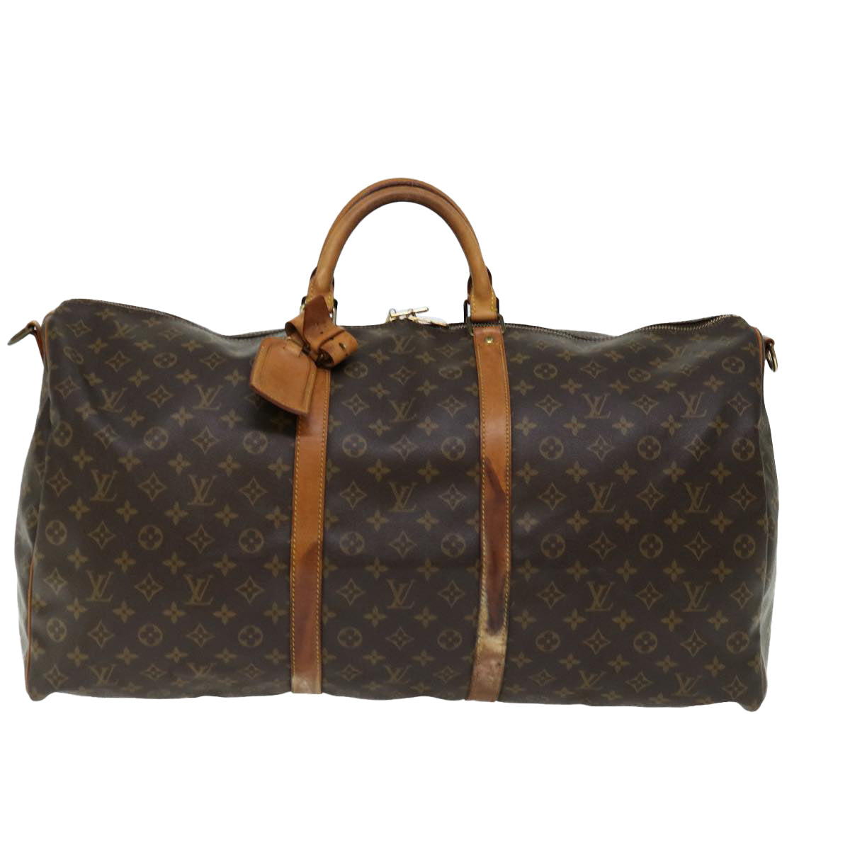LOUIS VUITTON Monogram Keepall Bandouliere 60 Boston Bag M41412 LV 69621