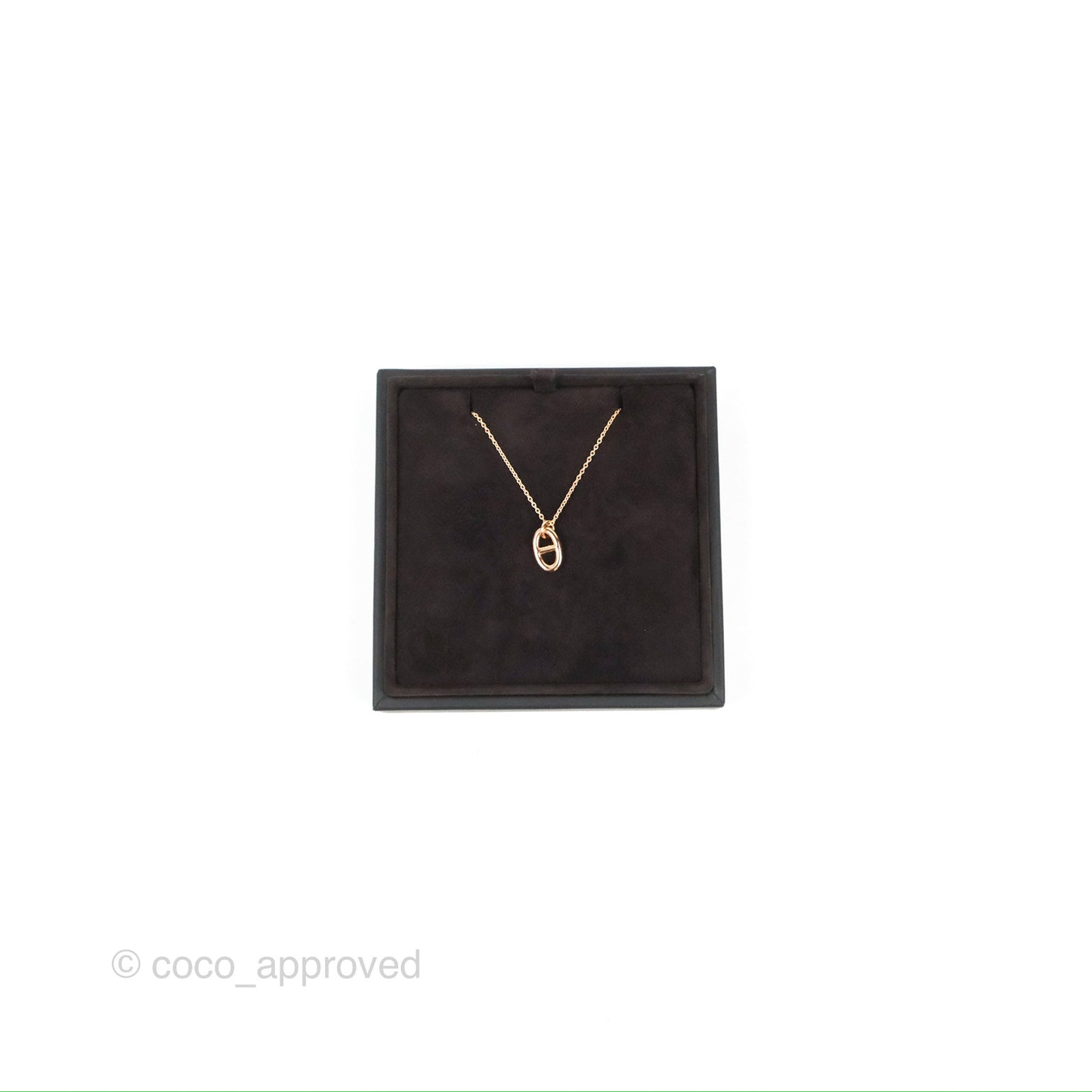Hermès Farandole Pendant Necklace Small Model Rose Gold