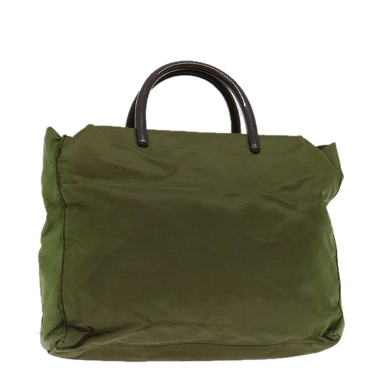 Luxury PradaHand Bag Nylon Khaki 69657