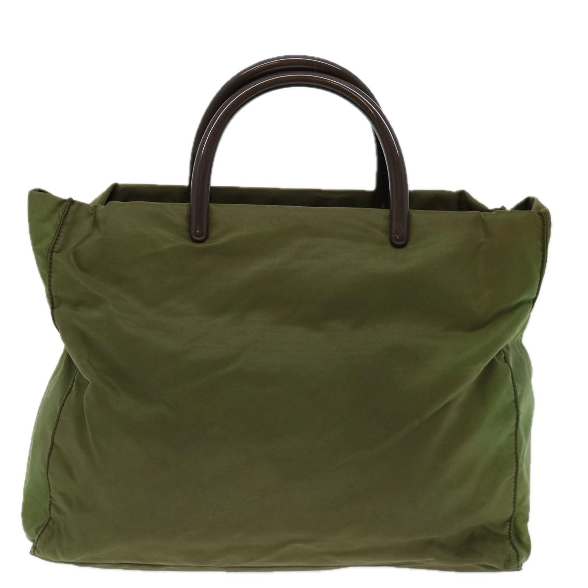 Luxury PradaHand Bag Nylon Khaki 69657