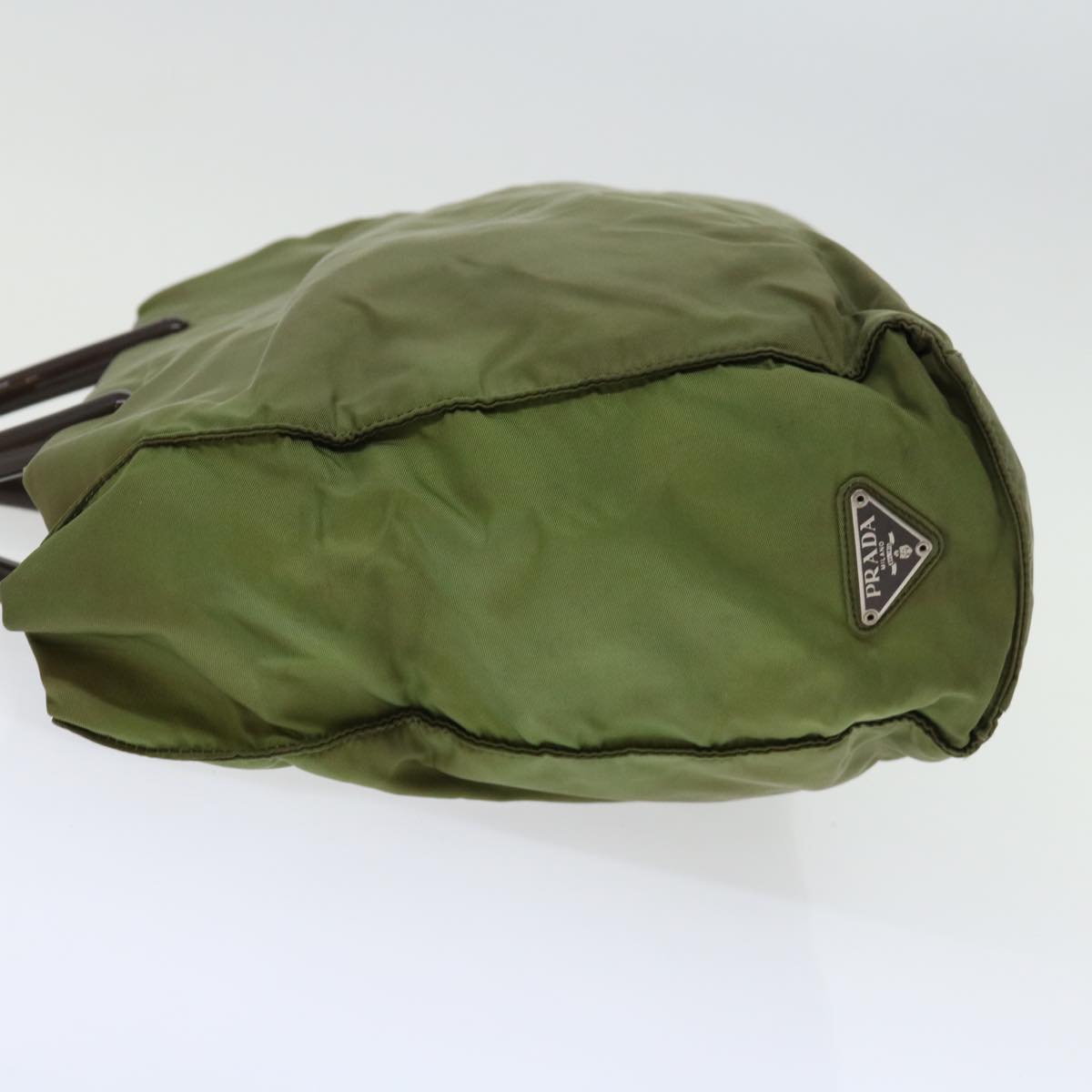 Luxury PradaHand Bag Nylon Khaki 69657