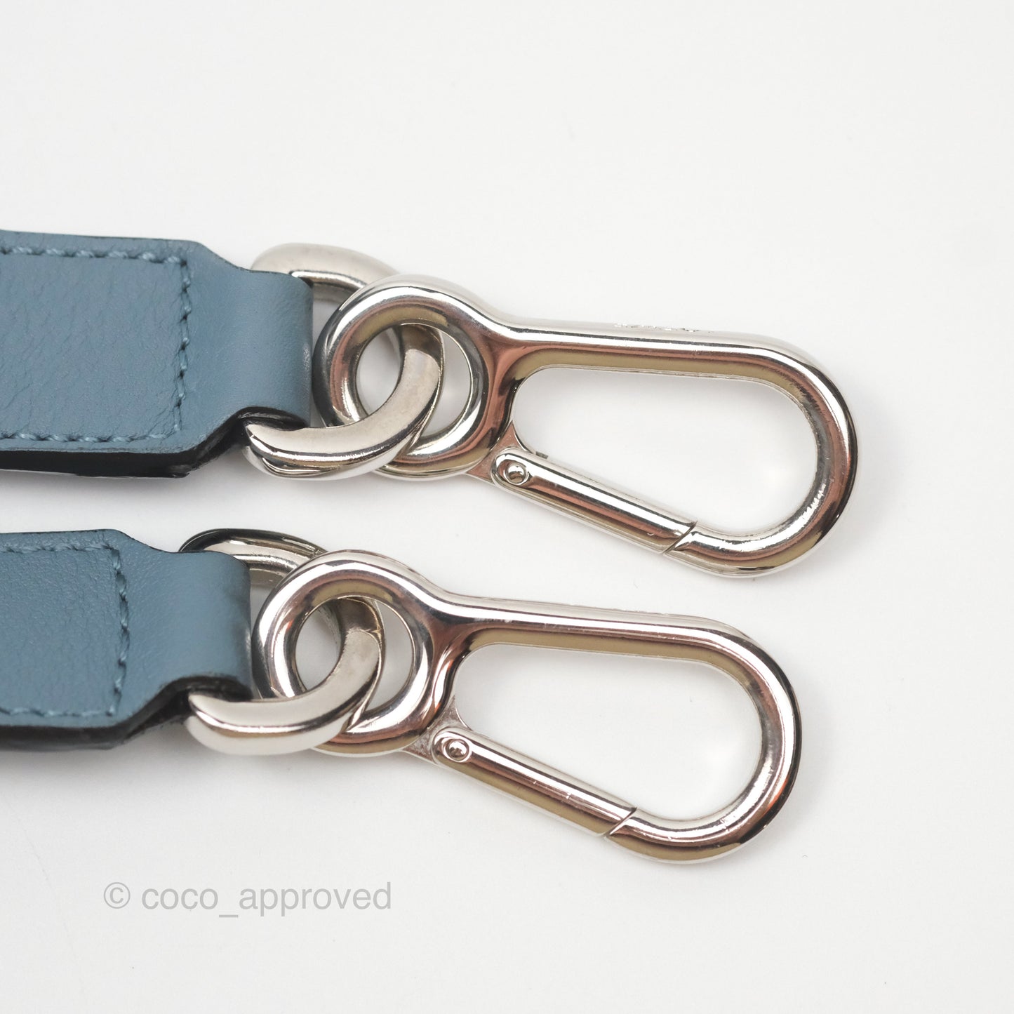 Loewe Small Puzzle Bag Blue Calfskin Silver Hardware