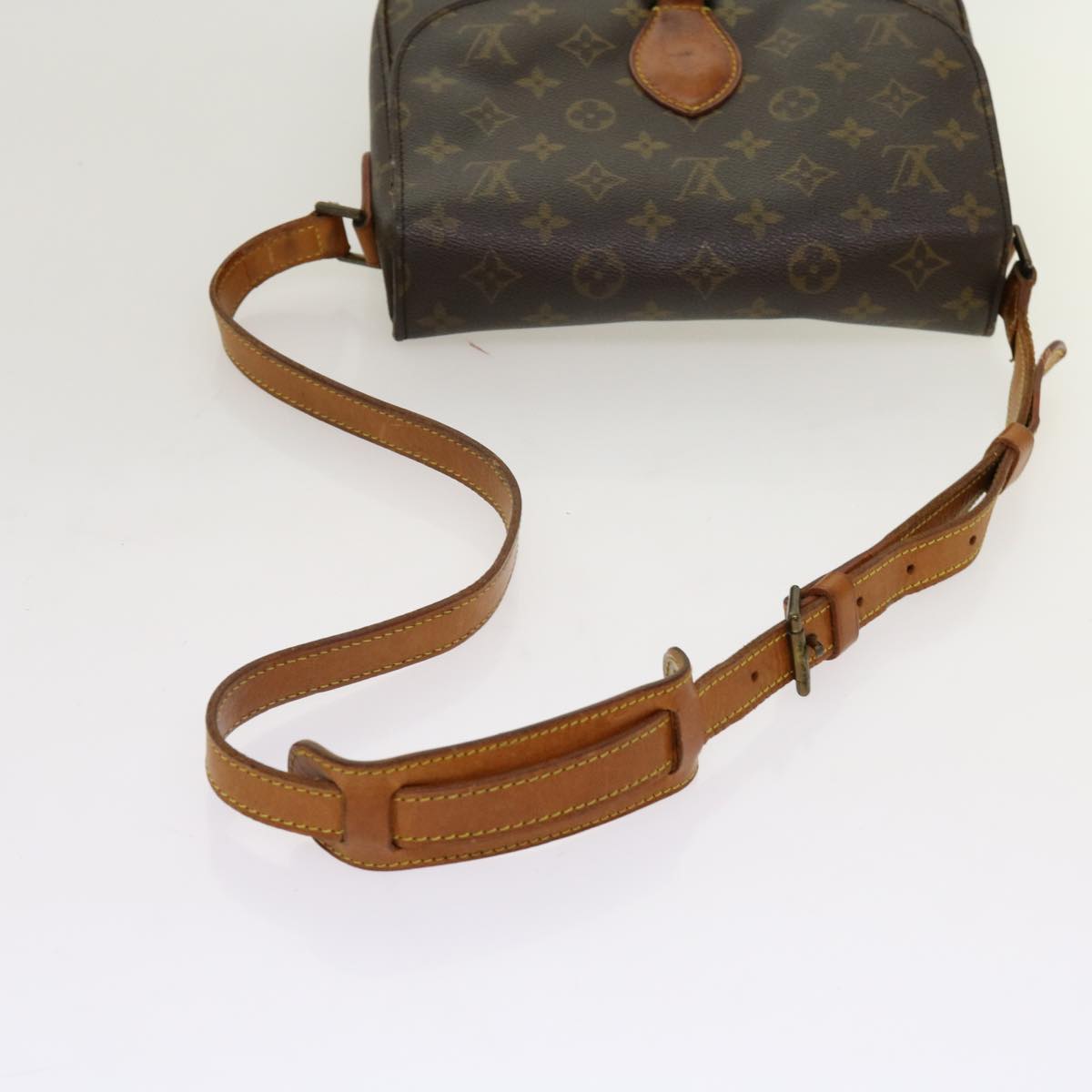 LOUIS VUITTON Monogram Saint Cloud GM Shoulder Bag M51242 LV 69714