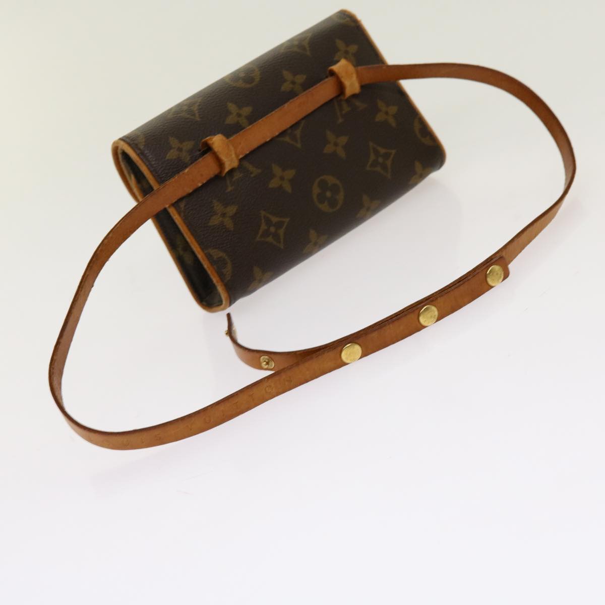 LOUIS VUITTON Monogram Pochette Florentine Waist bag M51855 LV 69716
