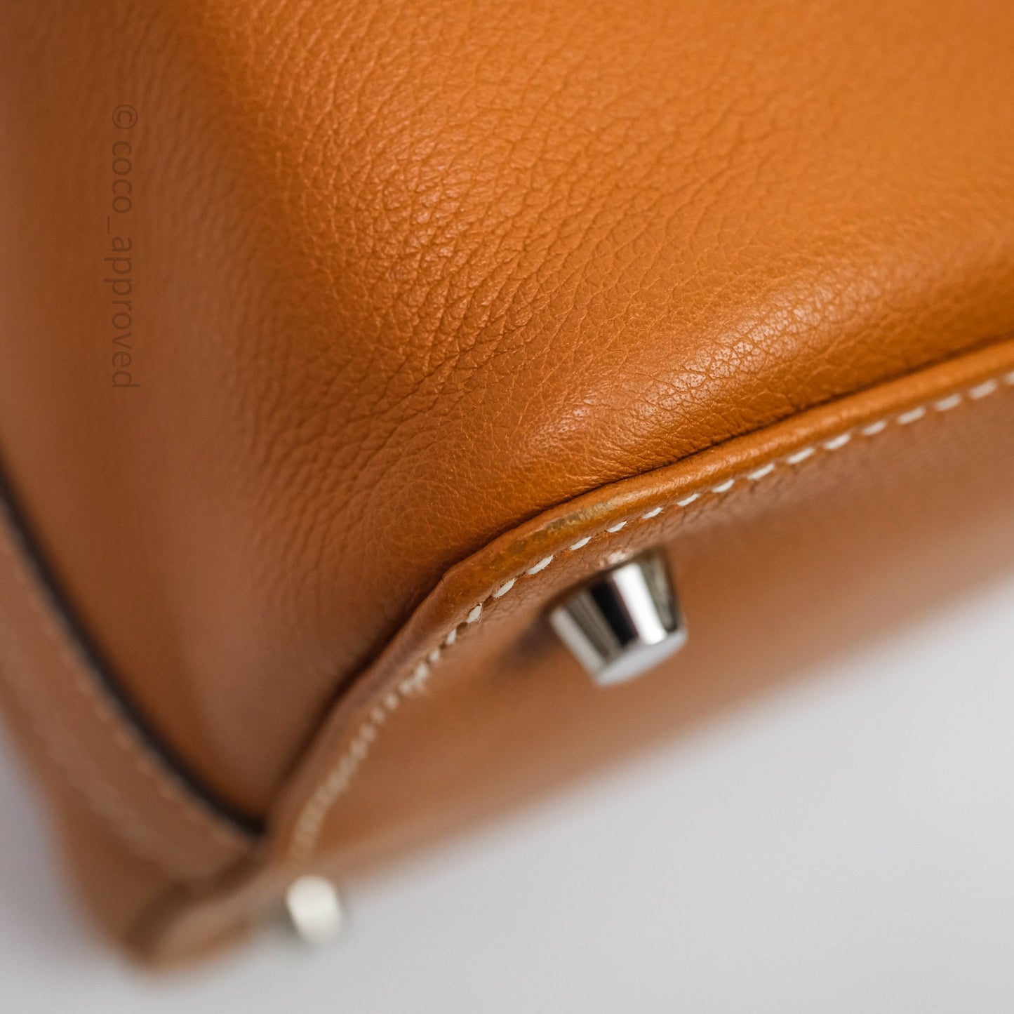 Hermès ToolBox 20 Gold 37 Evercolor Palladium Hardware