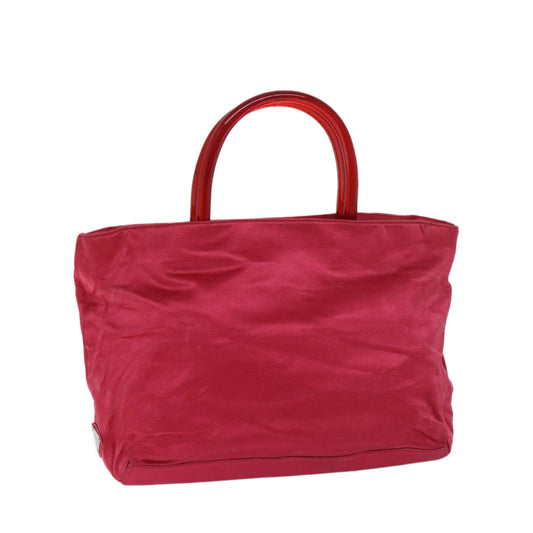 Luxury PradaHand Bag Satin Red 69745