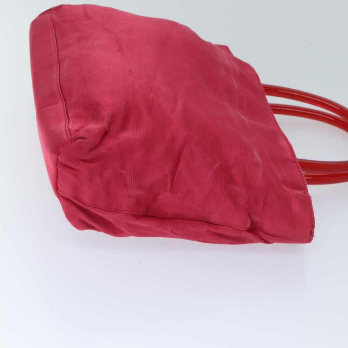Luxury PradaHand Bag Satin Red 69745