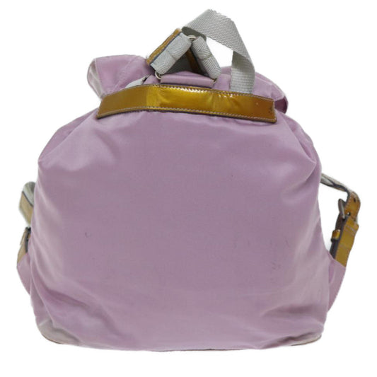 Luxury PradaBackpack Nylon Pink 69747