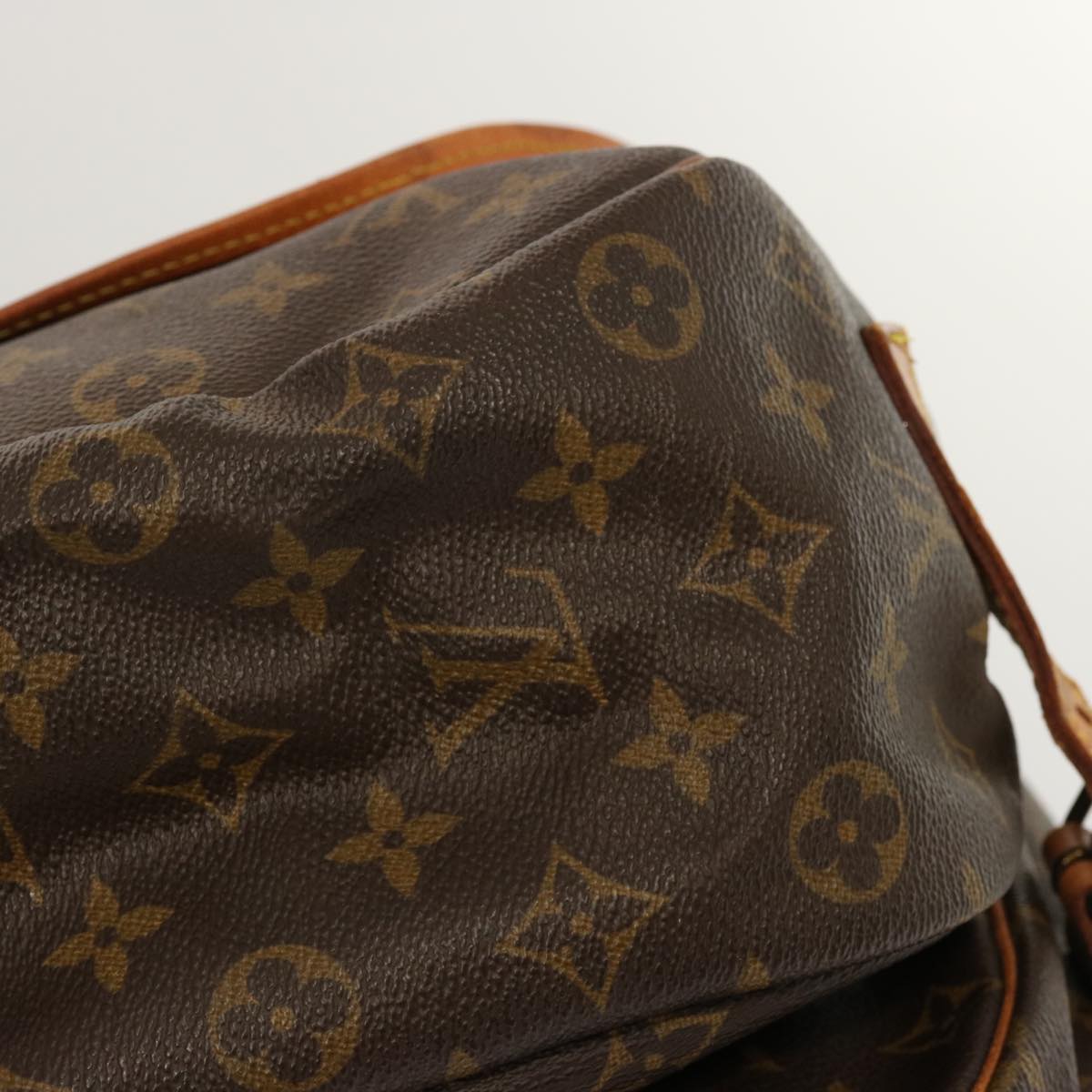 LOUIS VUITTON Monogram Saumur 35 Shoulder Bag M42254 LV 69757