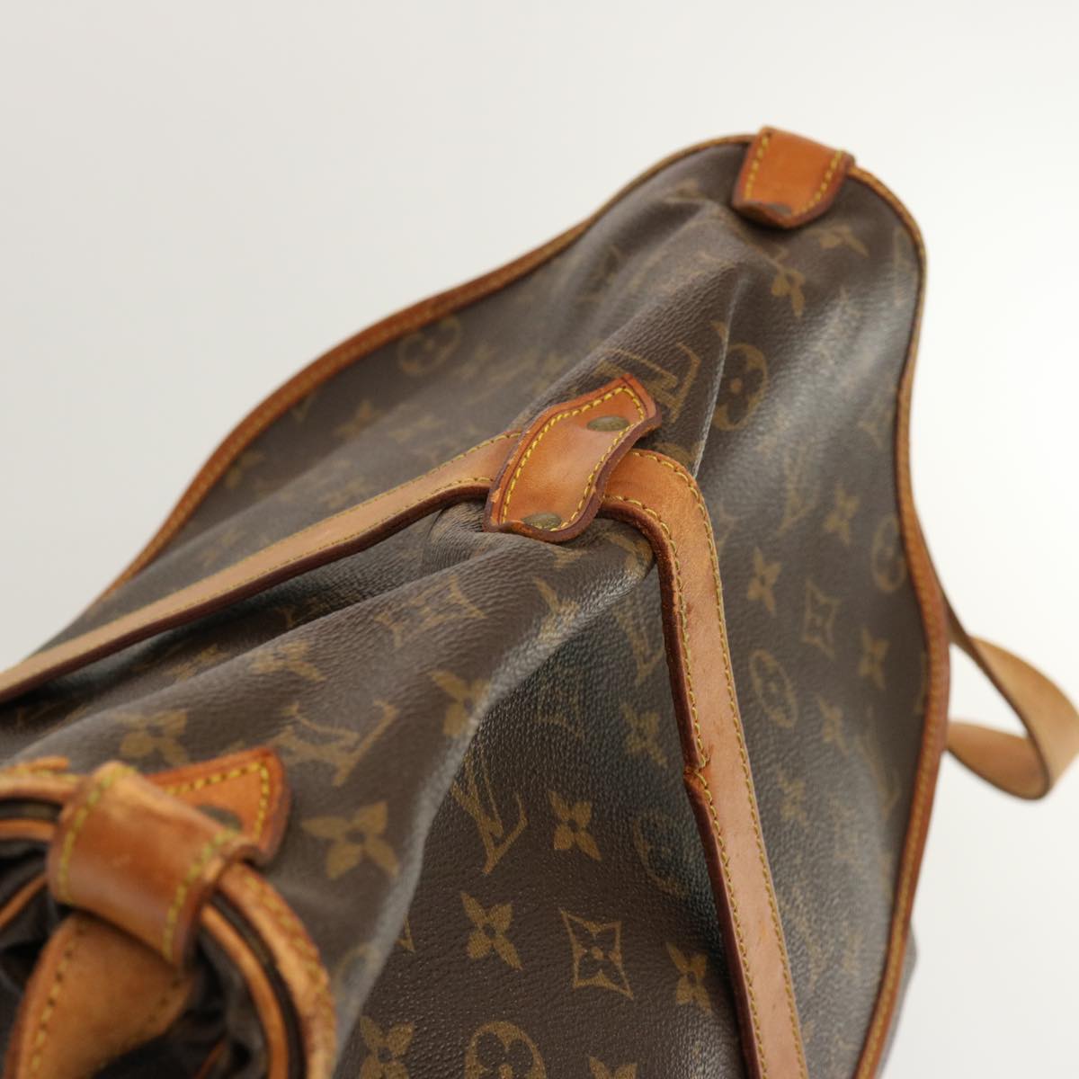 LOUIS VUITTON Monogram Saumur 35 Shoulder Bag M42254 LV 69757