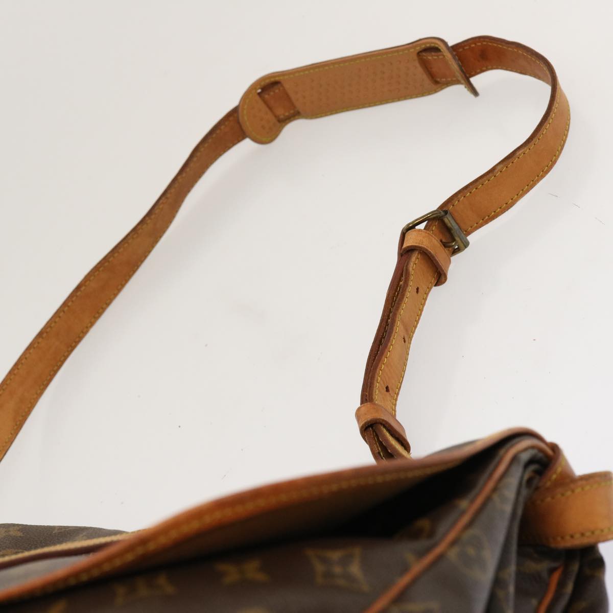 LOUIS VUITTON Monogram Saumur 35 Shoulder Bag M42254 LV 69757