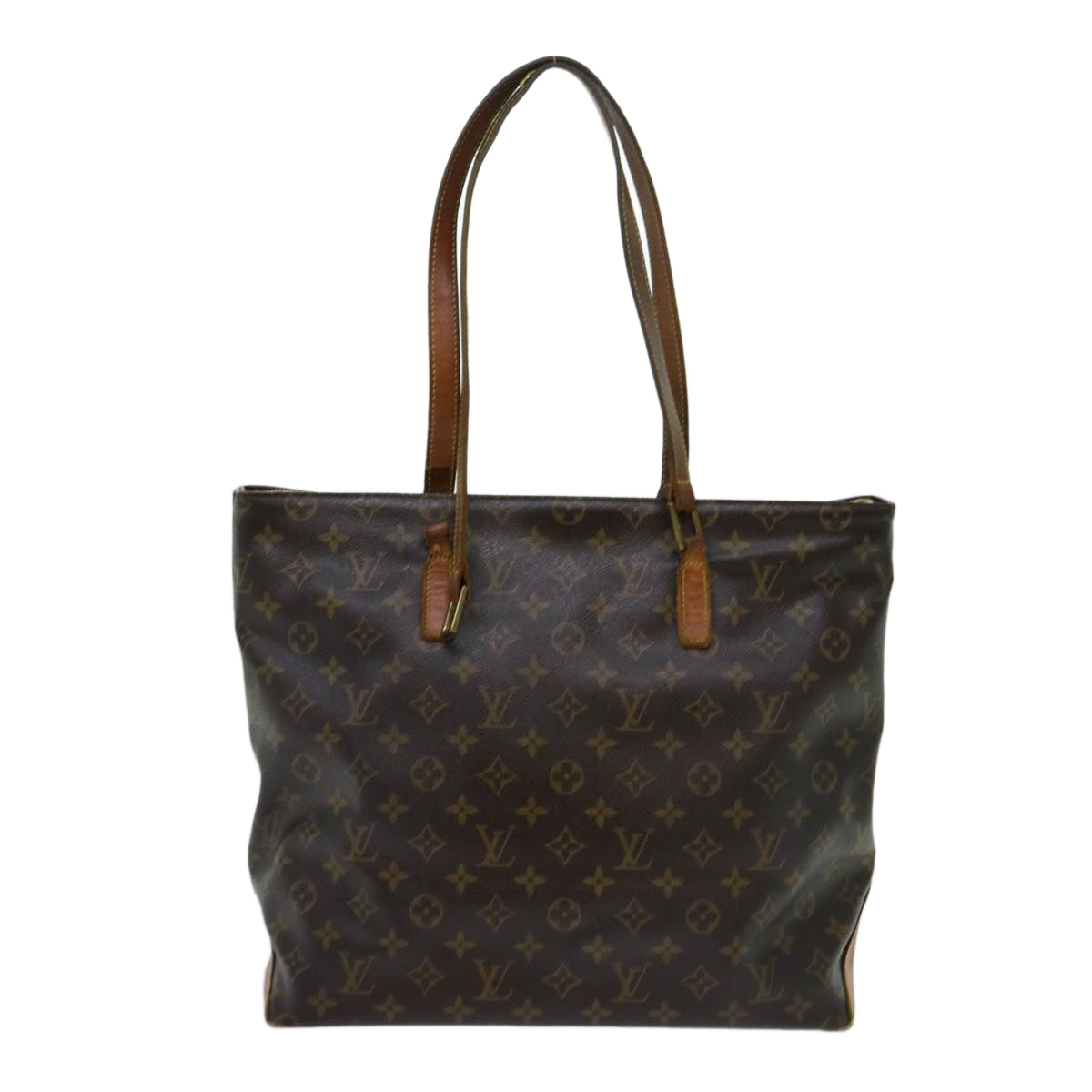 LOUIS VUITTON Monogram Cabas Mezzo Tote Bag M51151 LV 69758