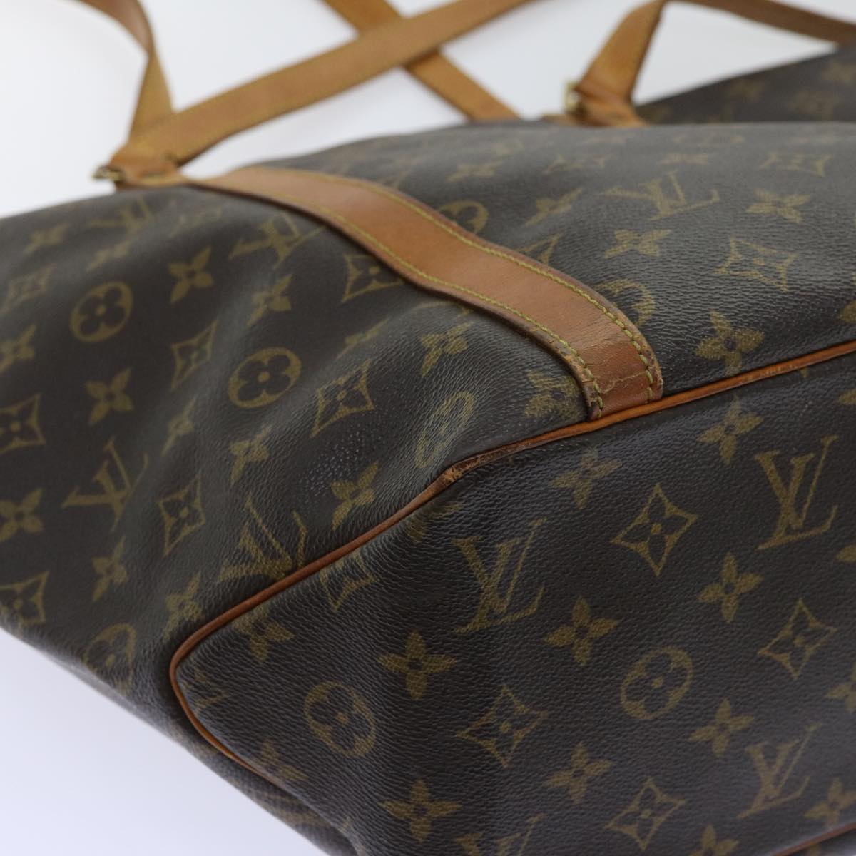 LOUIS VUITTON Monogram Sac Shopping Tote Bag M51108 LV 69759