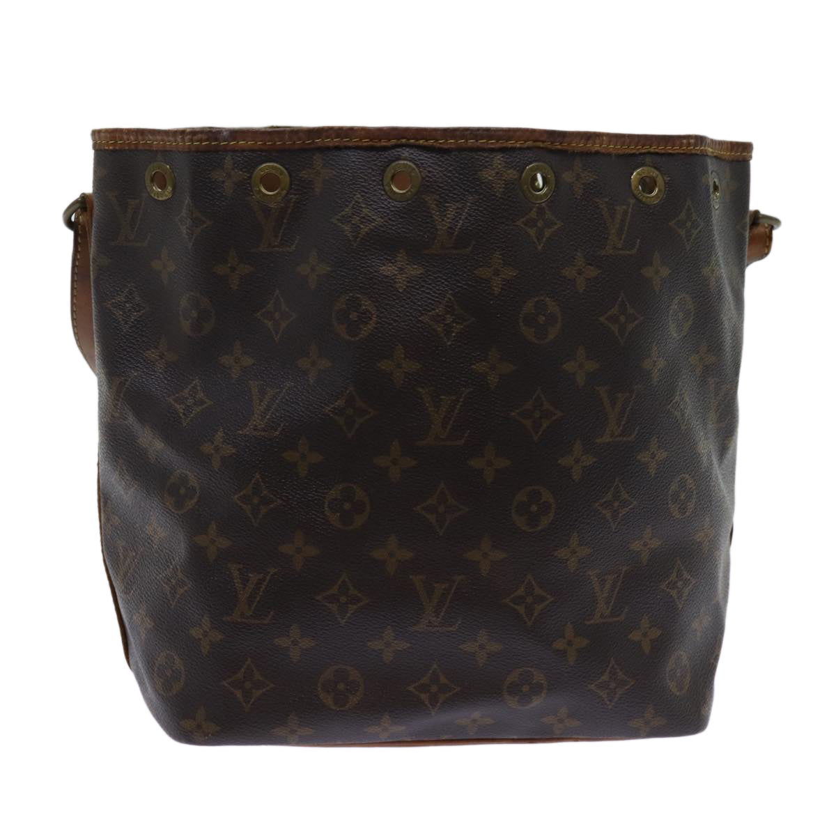 LOUIS VUITTON Monogram Petit Noe Shoulder Bag M42226 LV 69760